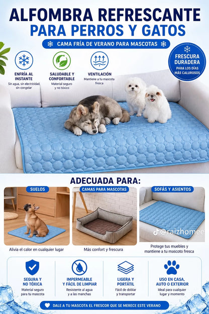 PetZen Gel Mat Pro — Alfombrilla Refrescante para Perros