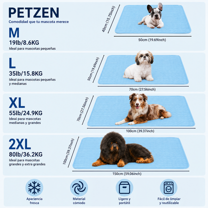 PetZen Gel Mat Pro — Alfombrilla Refrescante para Perros